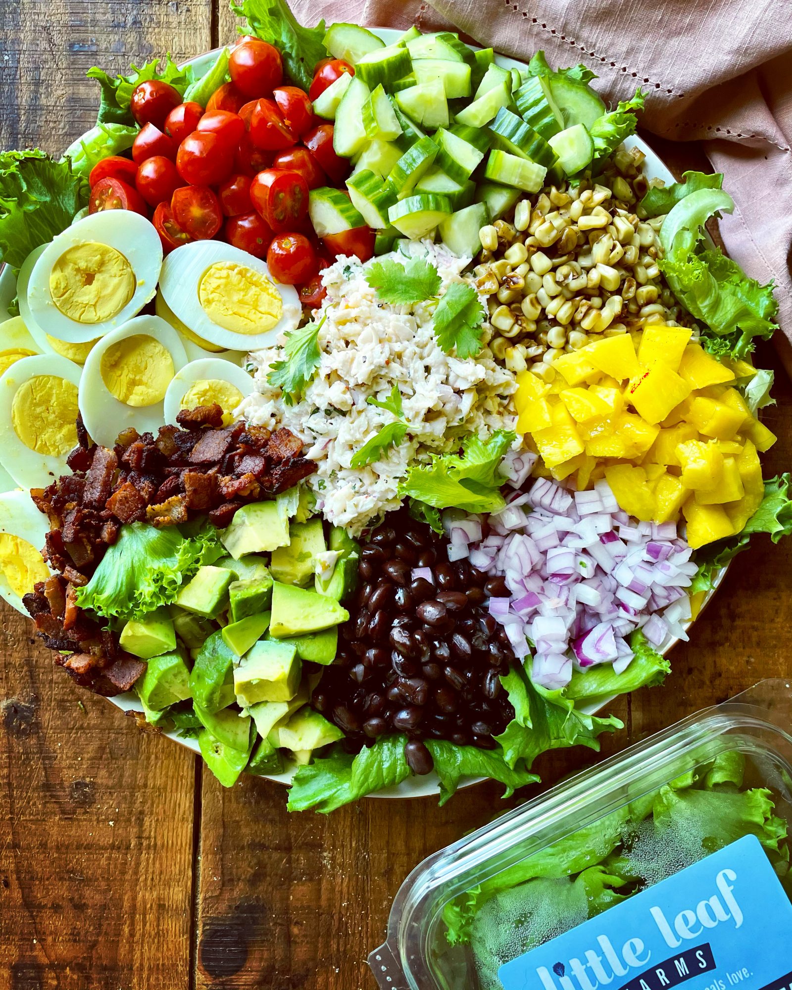 Loaded Spicy Crab Chopped Salad Little Leaf Farms